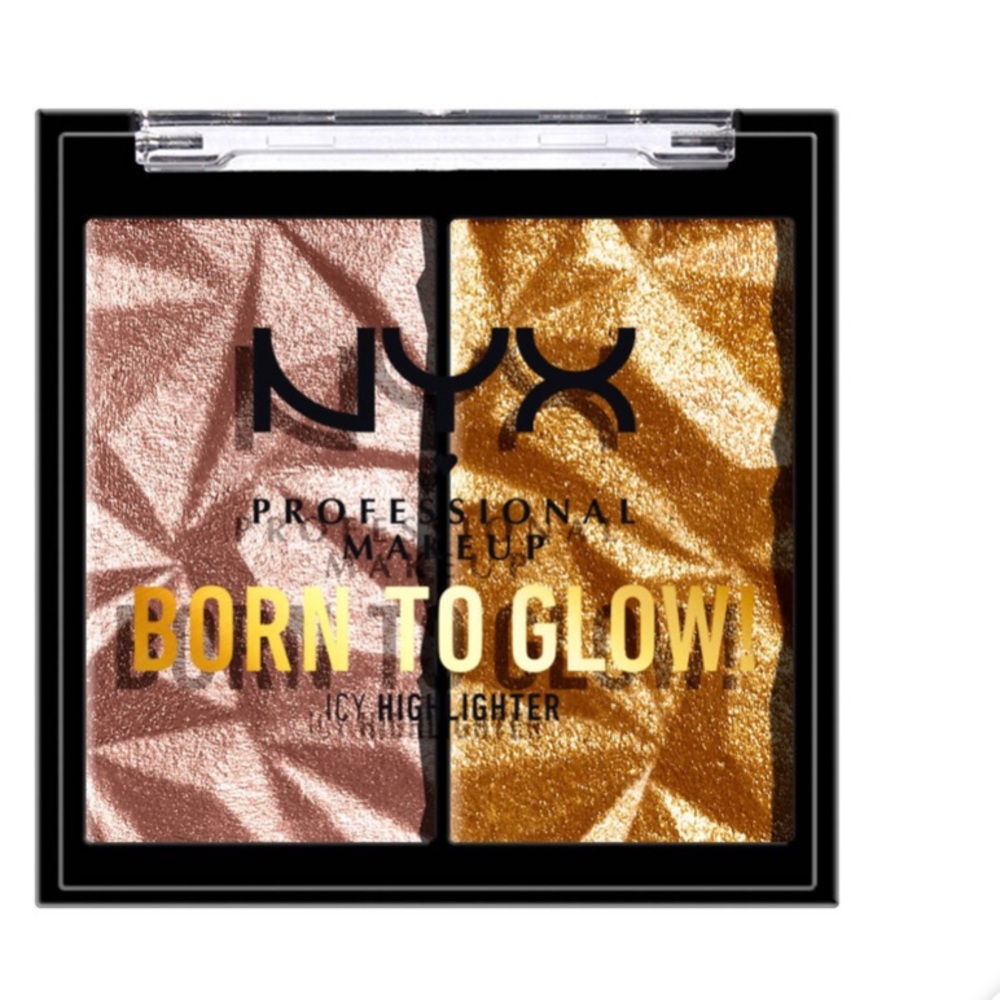 NYX BORN TO GLOW ICY HIGHLIGHTER DUO
Ultra Reflecting Highlighter in Rock Candy